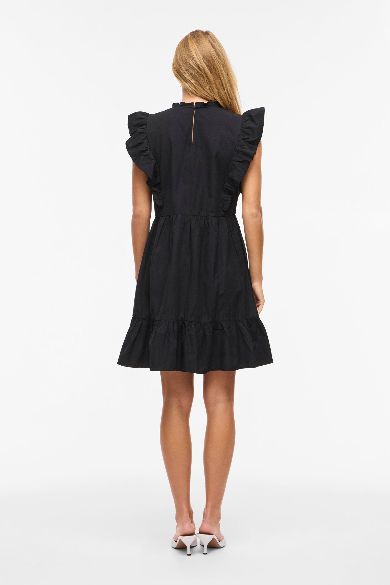Virufella Frill kjole - Black Beauty